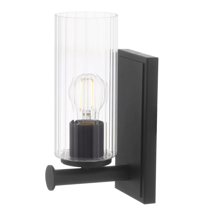 Quorum 540-1-59 One Light Wall Mount, Matte Black