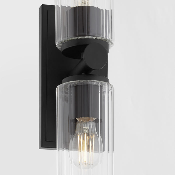 Quorum 540-2-59 Two Light Wall Mount, Matte Black