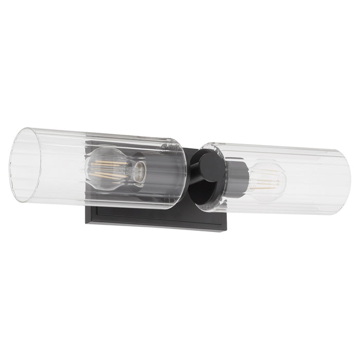 Quorum 540-2-59 Two Light Wall Mount, Matte Black