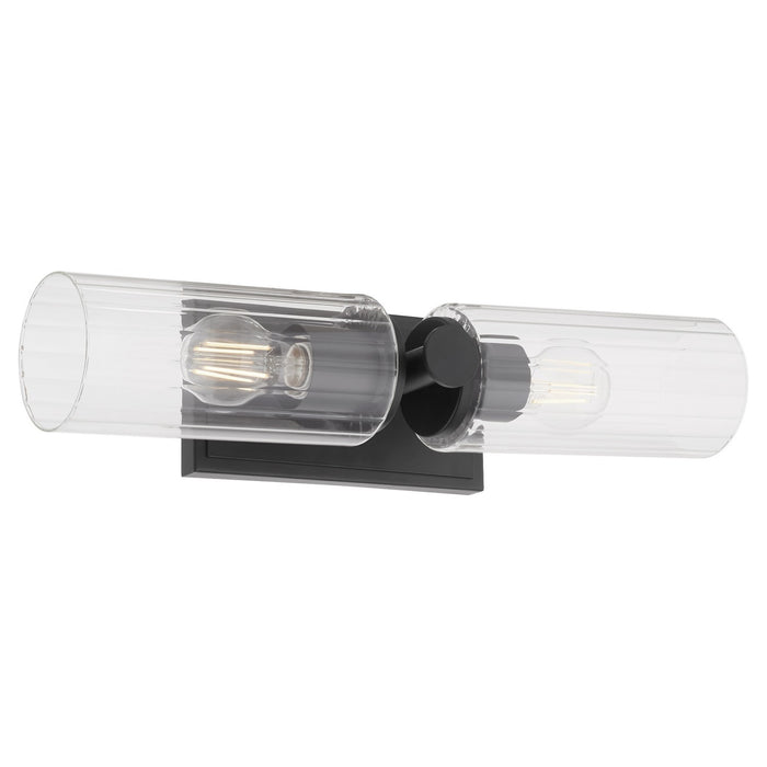 Quorum 540-2-59 Two Light Wall Mount, Matte Black