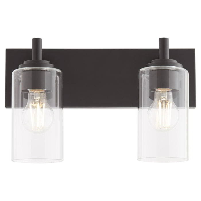 Quorum 5200-2-59 Two Light Vanity, Matte Black