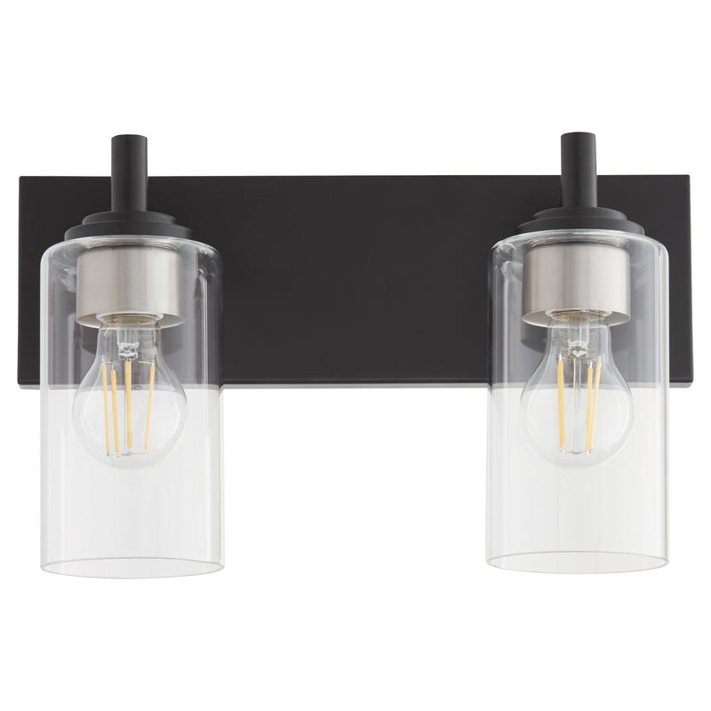 Quorum 5200-2-59 Two Light Vanity, Matte Black