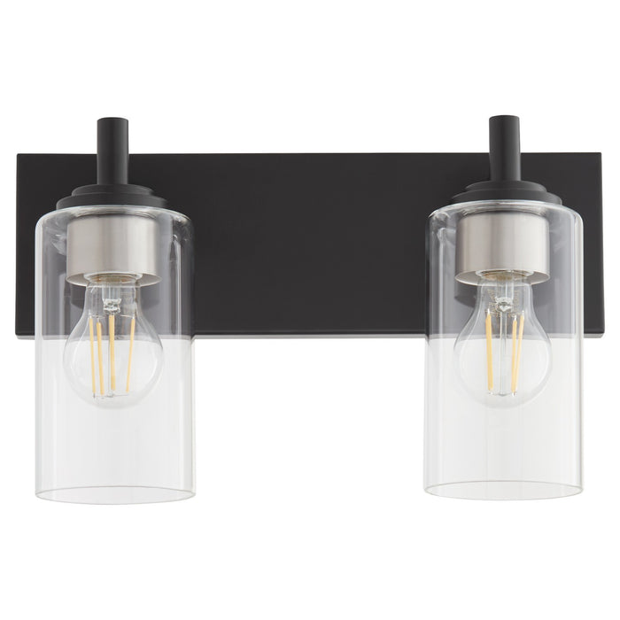Quorum 5200-2-59 Two Light Vanity, Matte Black