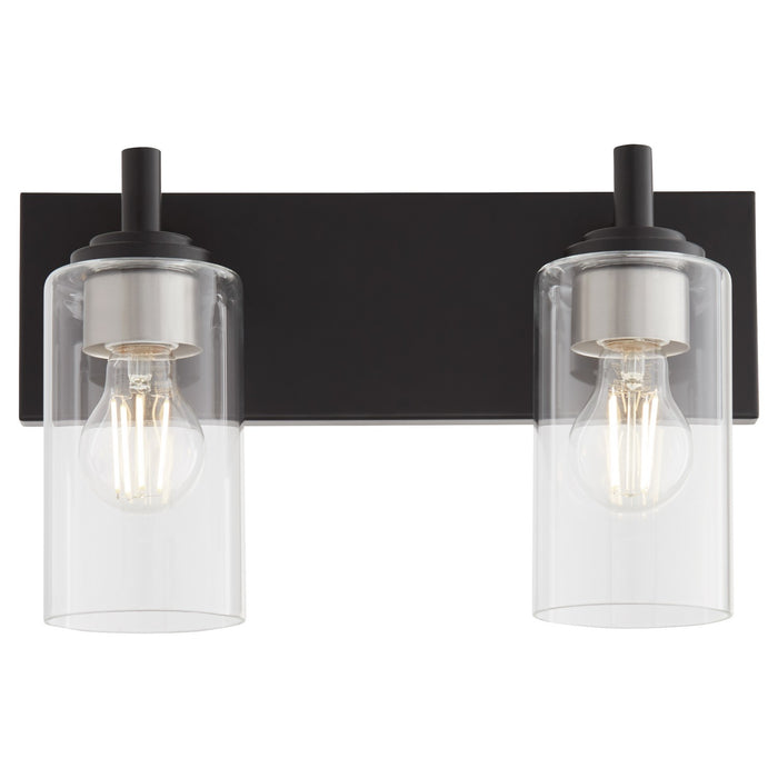Quorum 5200-2-59 Two Light Vanity, Matte Black