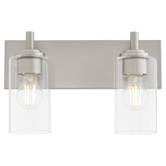 Quorum 5200-2-65 Two Light Vanity, Satin Nickel