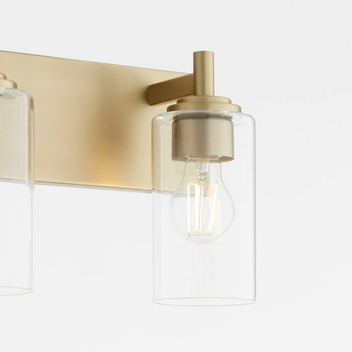 Quorum 5200-2-80 Two Light Vanity, Aged Brass