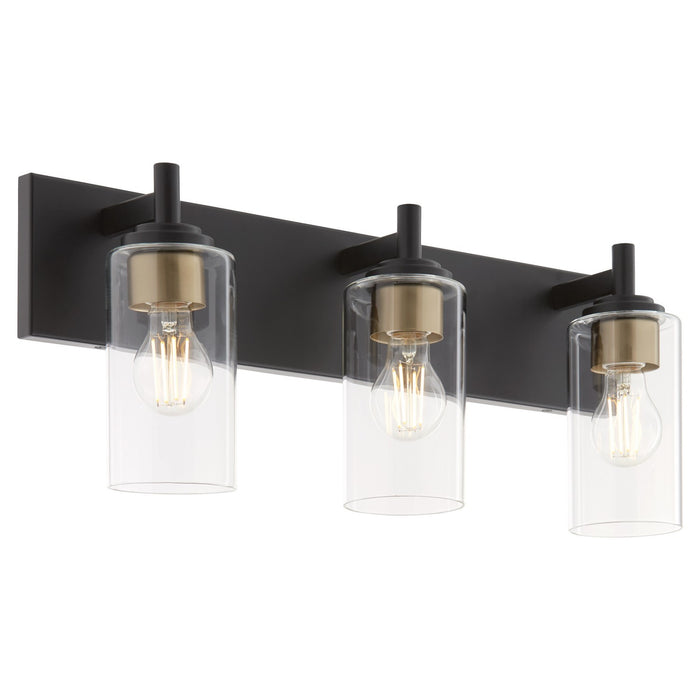 Quorum 5200-3-59 Three Light Vanity, Matte Black