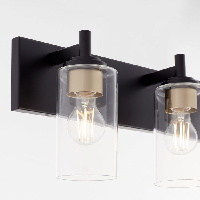 Quorum 5200-3-59 Three Light Vanity, Matte Black