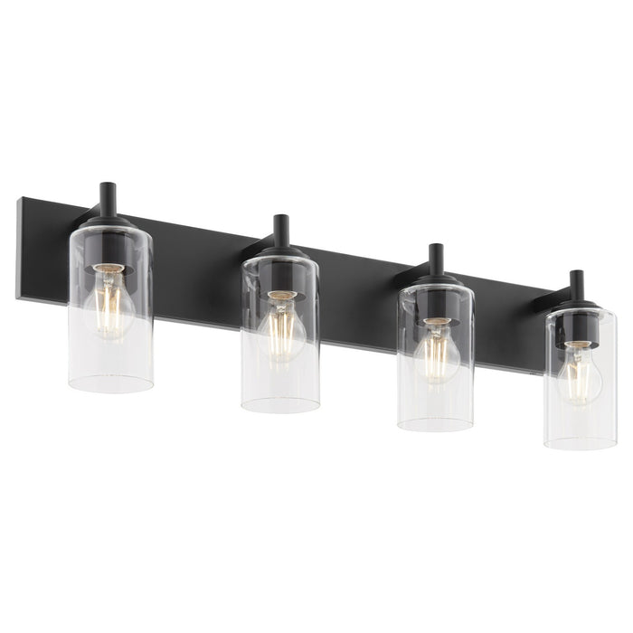 Quorum 5200-4-59 Four Light Vanity, Matte Black