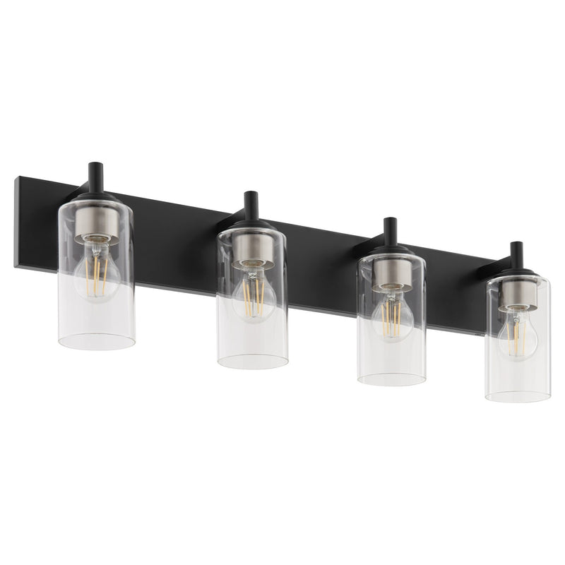 Quorum 5200-4-59 Four Light Vanity, Matte Black