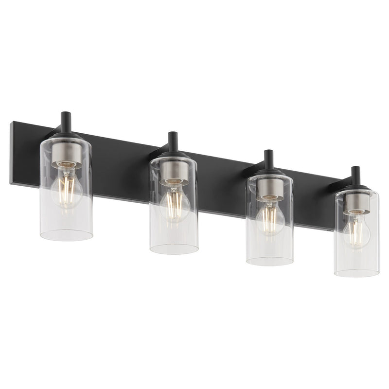 Quorum 5200-4-59 Four Light Vanity, Matte Black