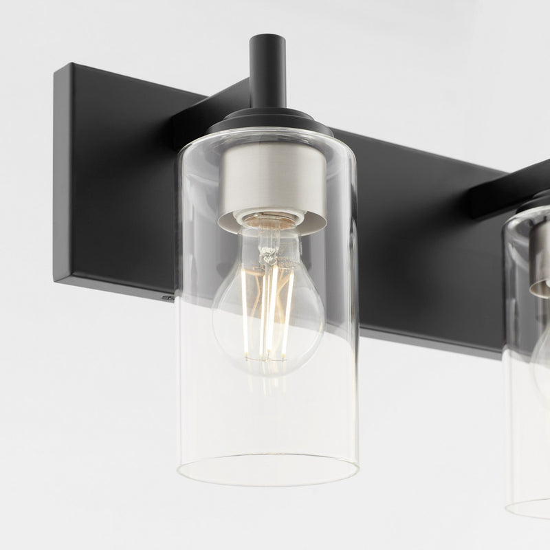 Quorum 5200-4-59 Four Light Vanity, Matte Black