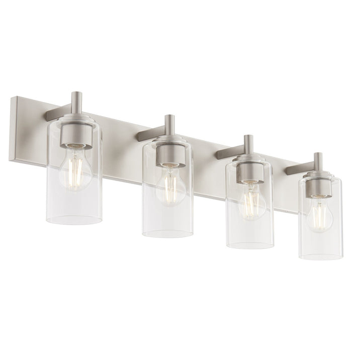 Quorum 5200-4-65 Four Light Vanity, Satin Nickel