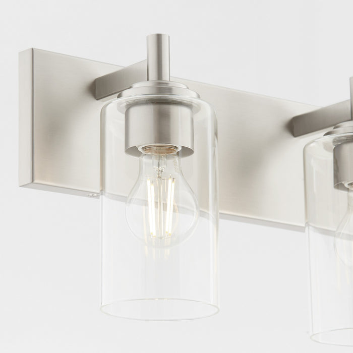 Quorum 5200-4-65 Four Light Vanity, Satin Nickel
