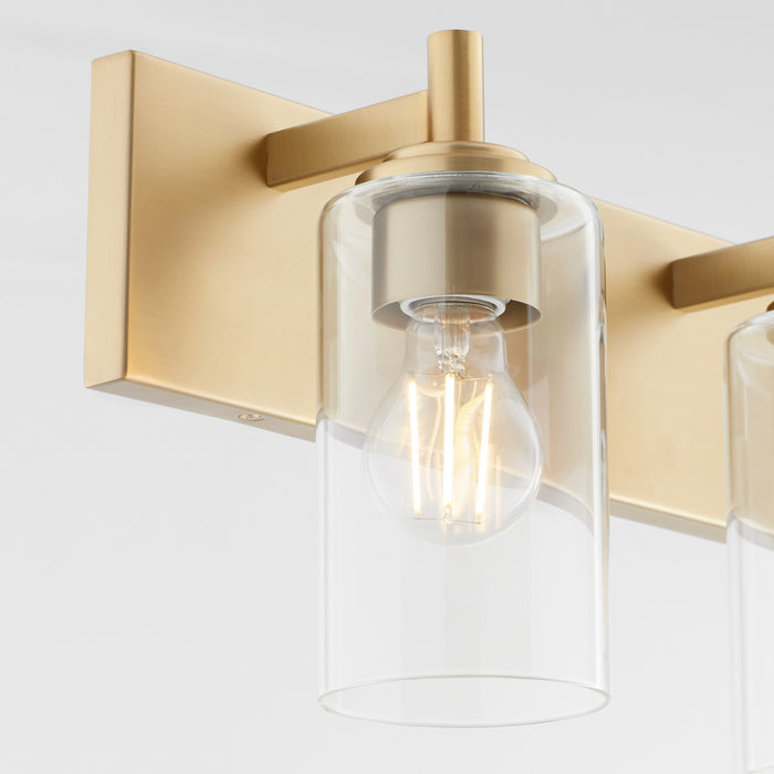 Quorum 5200-4-80 Four Light Vanity, Aged Brass