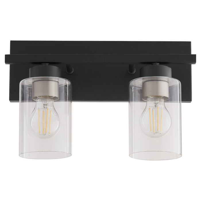 Quorum 5012-2-59 Two Light Vanity, Matte Black
