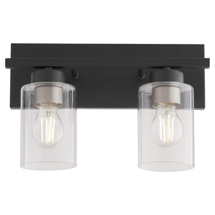 Quorum 5012-2-59 Two Light Vanity, Matte Black