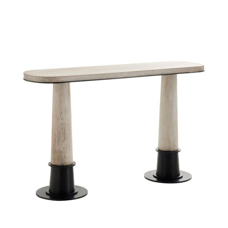 Arteriors 4662 Console, Smoke Oak