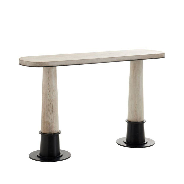Arteriors 4662 Console, Smoke Oak