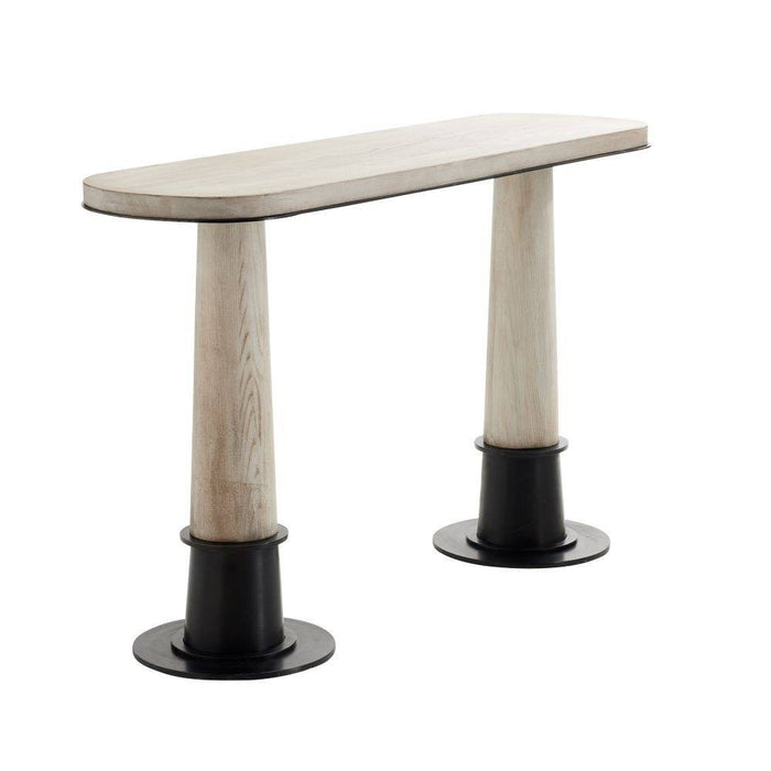 Arteriors 4662 Console, Smoke Oak