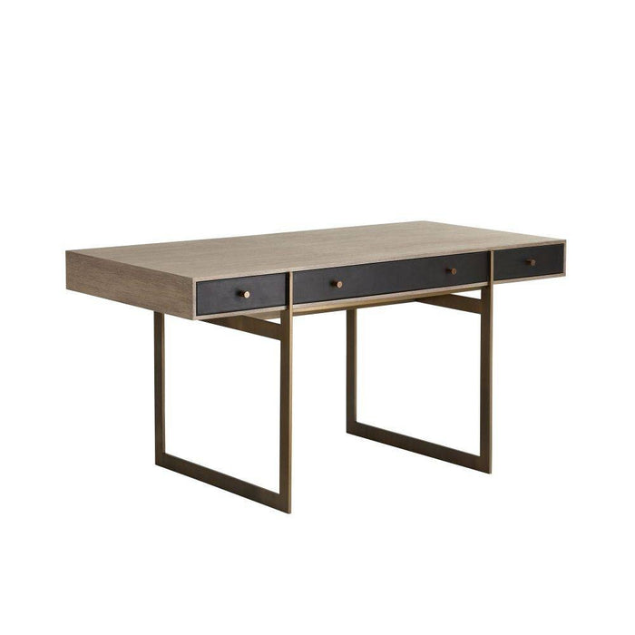 Arteriors 4665 Desk, Antique Brass