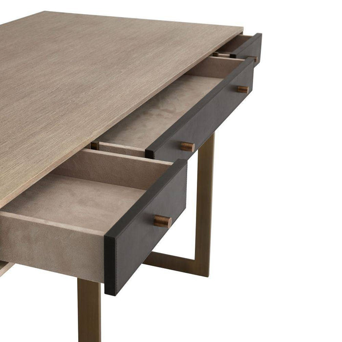 Arteriors 4665 Desk, Antique Brass