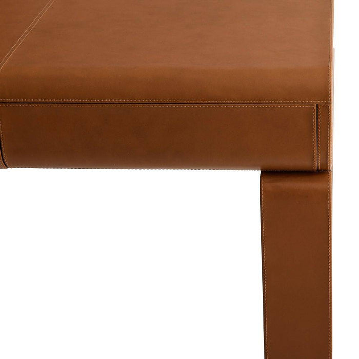 Arteriors 4666 Desk, Russet Leather