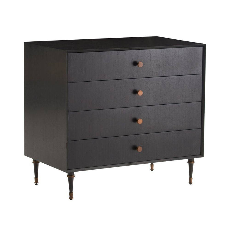 Arteriors 5686 Chest, Ebony Walnut Veneer