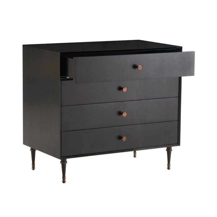 Arteriors 5686 Chest, Ebony Walnut Veneer
