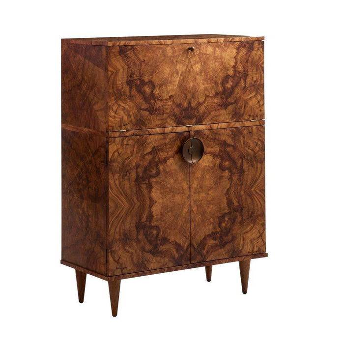 Arteriors 5688 Cocktail Cabinet, Toffee Burl