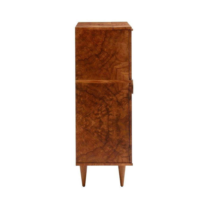 Arteriors 5688 Cocktail Cabinet, Toffee Burl