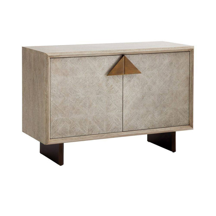 Arteriors 5689 Cabinet, Ivory Smoke Oak