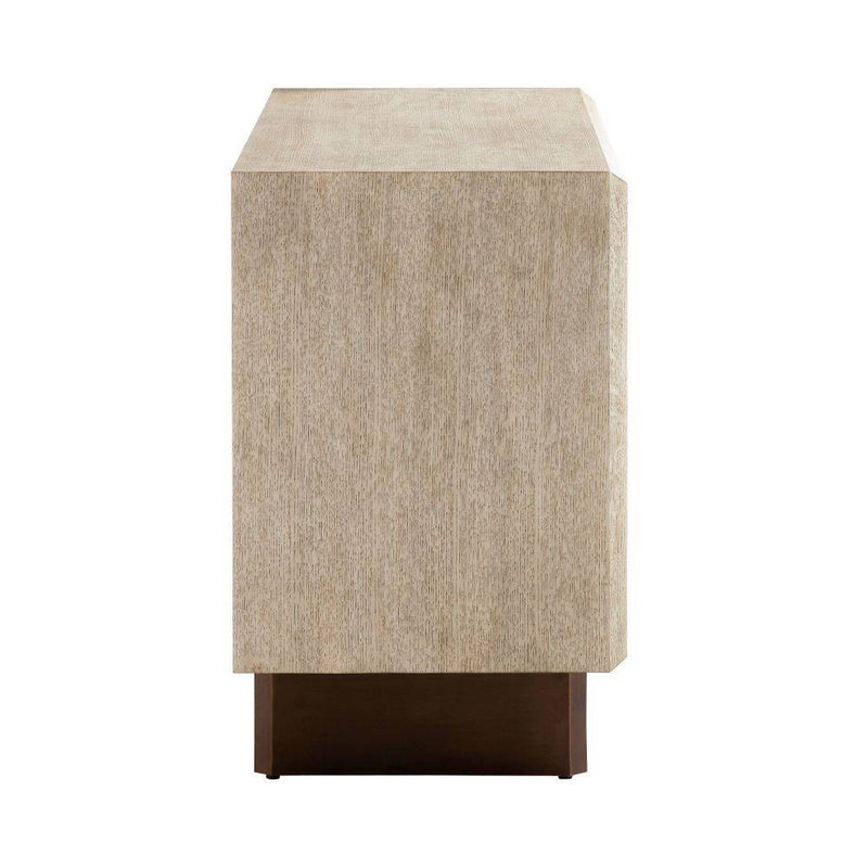 Arteriors 5689 Cabinet, Ivory Smoke Oak