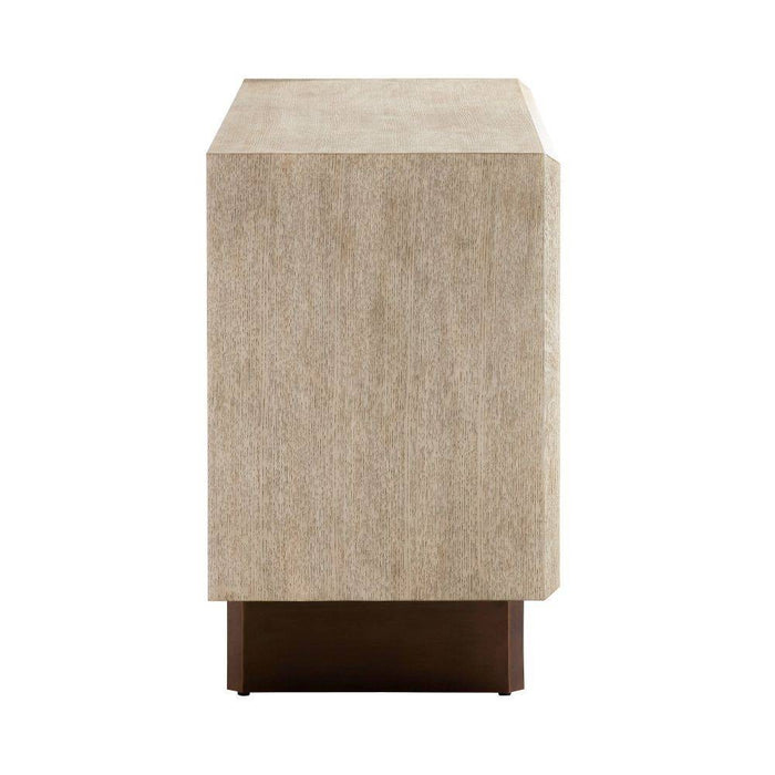 Arteriors 5689 Cabinet, Ivory Smoke Oak