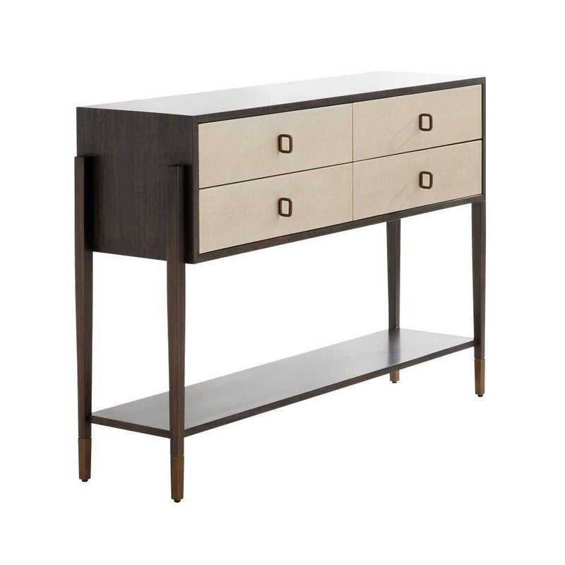 Arteriors 5701 Console, Brindle Eucalyptus Veneer