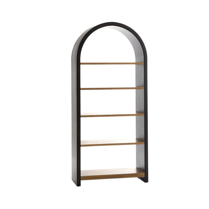 Arteriors 5728 Bookshelf, Ebony Oak