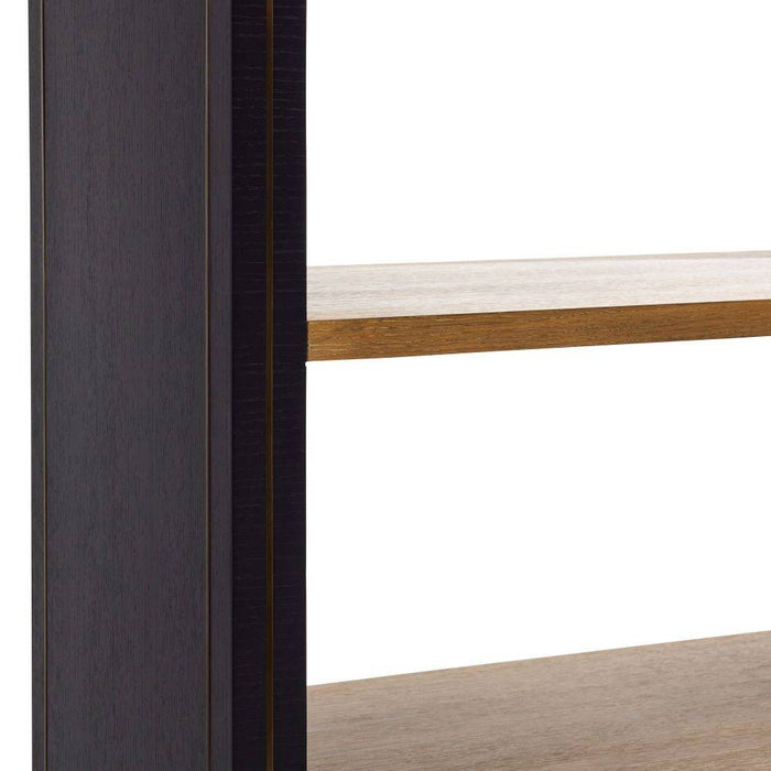 Arteriors 5728 Bookshelf, Ebony Oak
