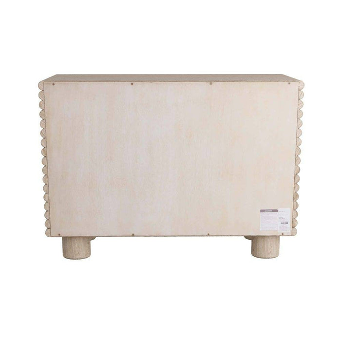 Arteriors 5738 Cabinet, Smoke Oak Veneer/Antique Brass