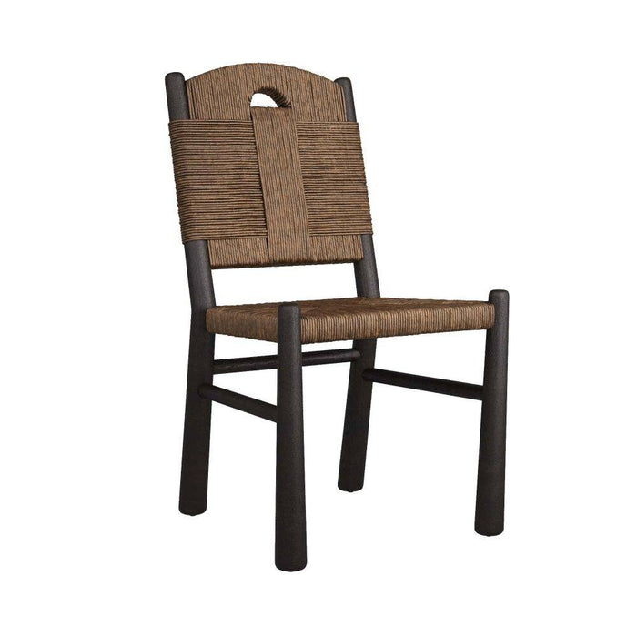 Arteriors 5775 Dining Chair, Sable Wood/Tobacco Wash Paper Cord