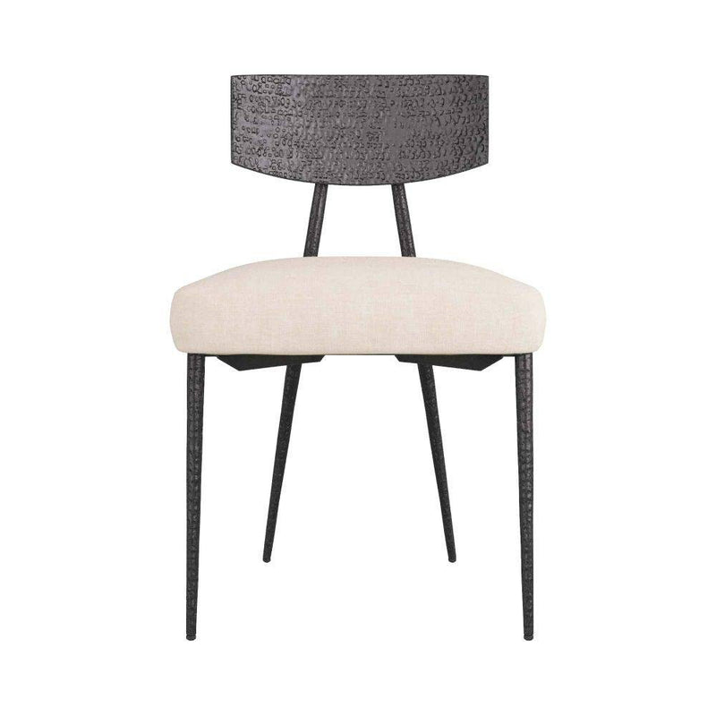 Arteriors 6029 Dining Chair, Natural Iron/Natural Linen