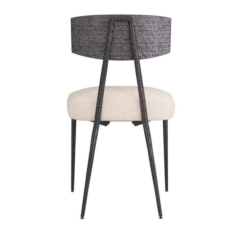 Arteriors 6029 Dining Chair, Natural Iron/Natural Linen
