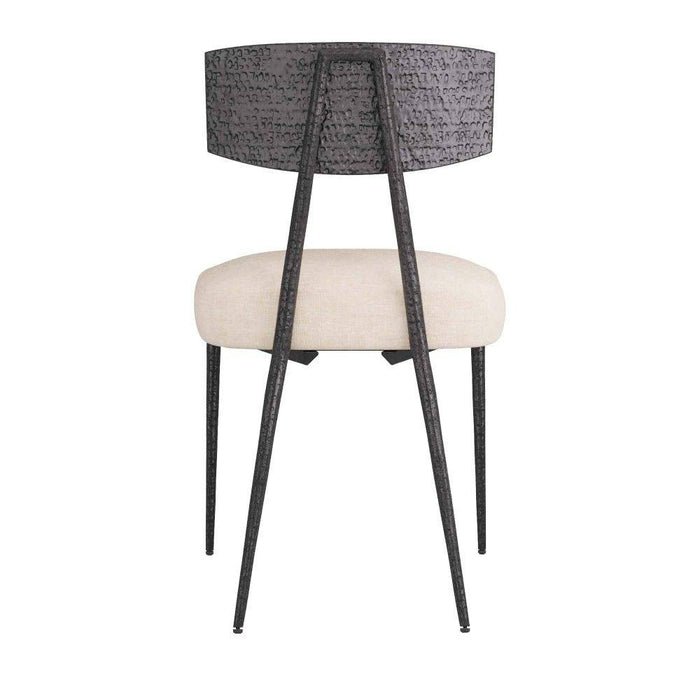 Arteriors 6029 Dining Chair, Natural Iron/Natural Linen