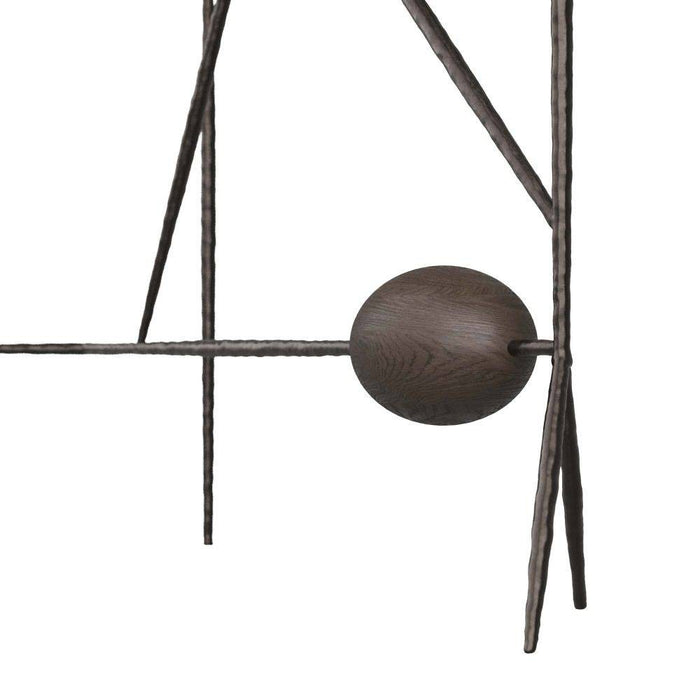 Arteriors 6244 Console, Natural Iron/White Marble