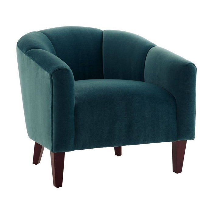 Arteriors 8130 Accent Chair, Peacock Velvet