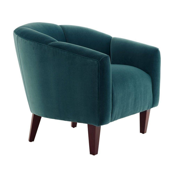Arteriors 8130 Accent Chair, Peacock Velvet