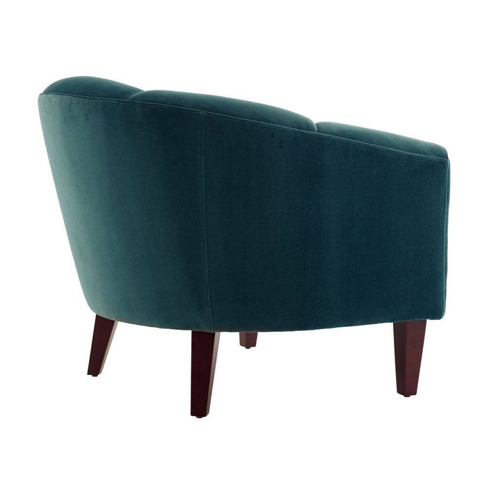 Arteriors 8130 Accent Chair, Peacock Velvet