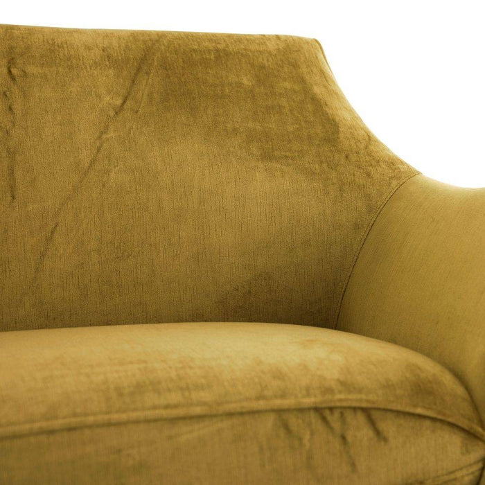 Arteriors 8163 Settee, Marigold Velvet