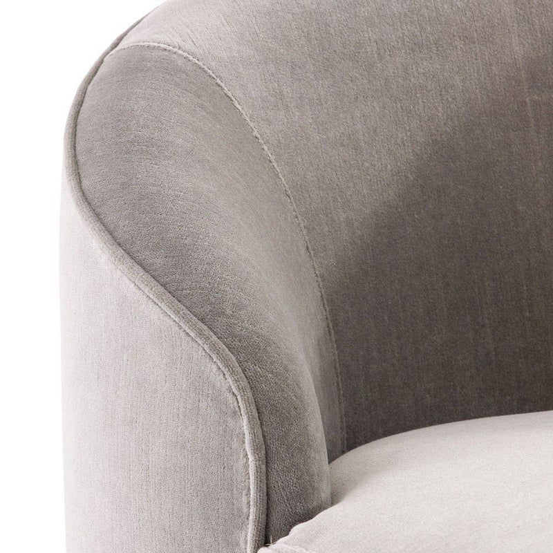 Arteriors 8167 Chair, Sharkskin Velvet