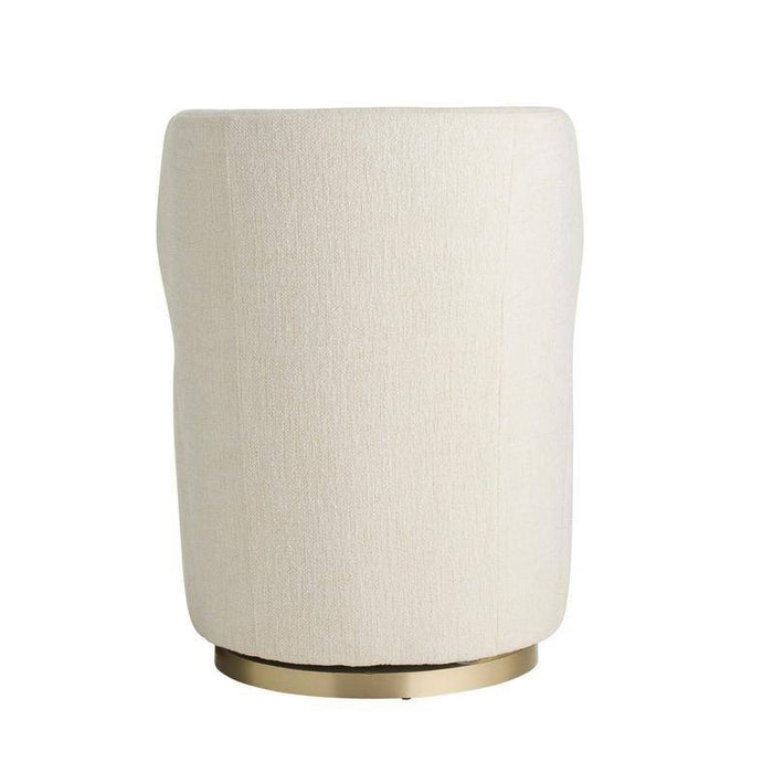 Arteriors 8171 Chair, Cloud Boucle/Champagne Swivel