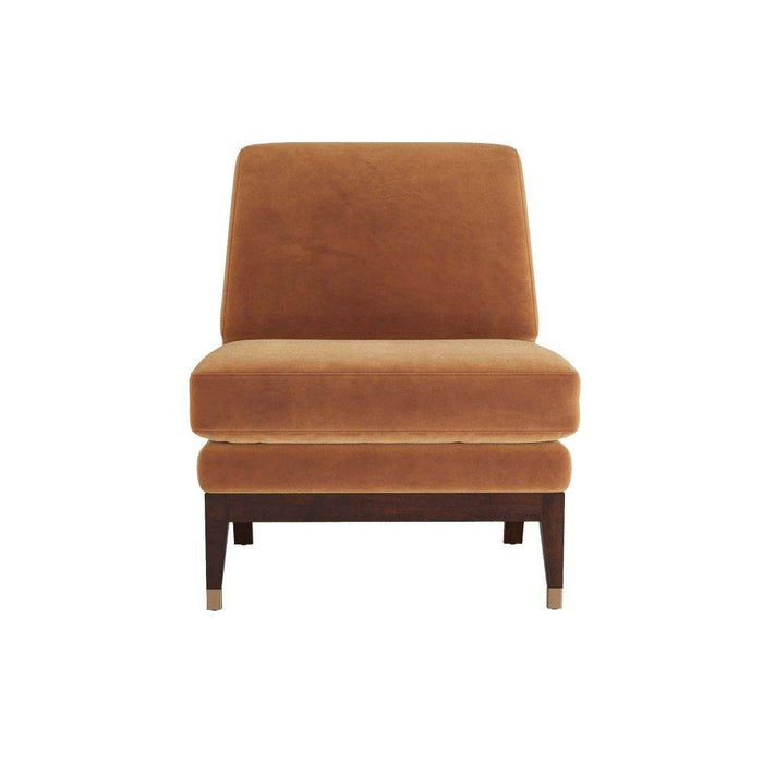 Arteriors 8173 Chair, Cider Velvet/Dark Walnut